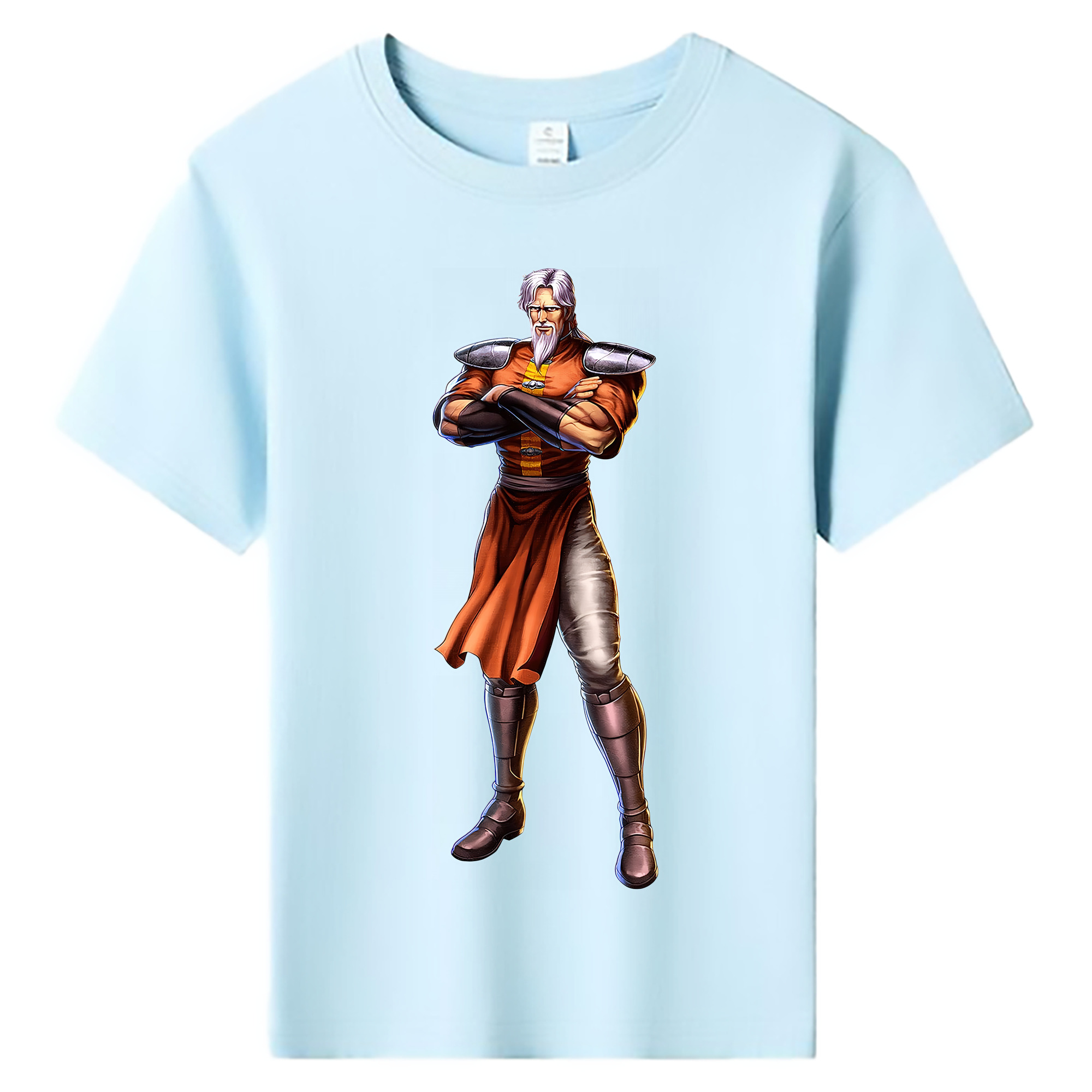 （画像用） 北斗の拳 Fist of the North Star 綿100％キッズTシャツ（フロントプリント）